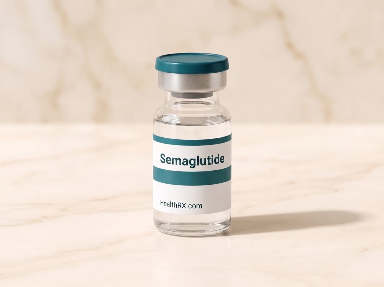 Compounded semaglutide vial