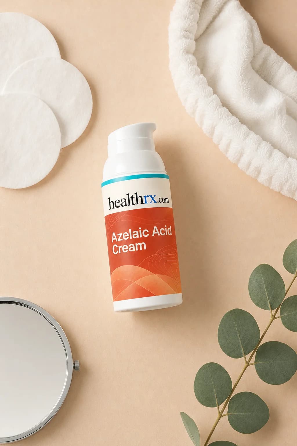 Azelaic Acid Cream laid flat among everyday things