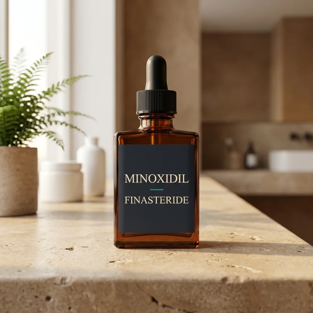 Topical minoxidil and finasteride solution