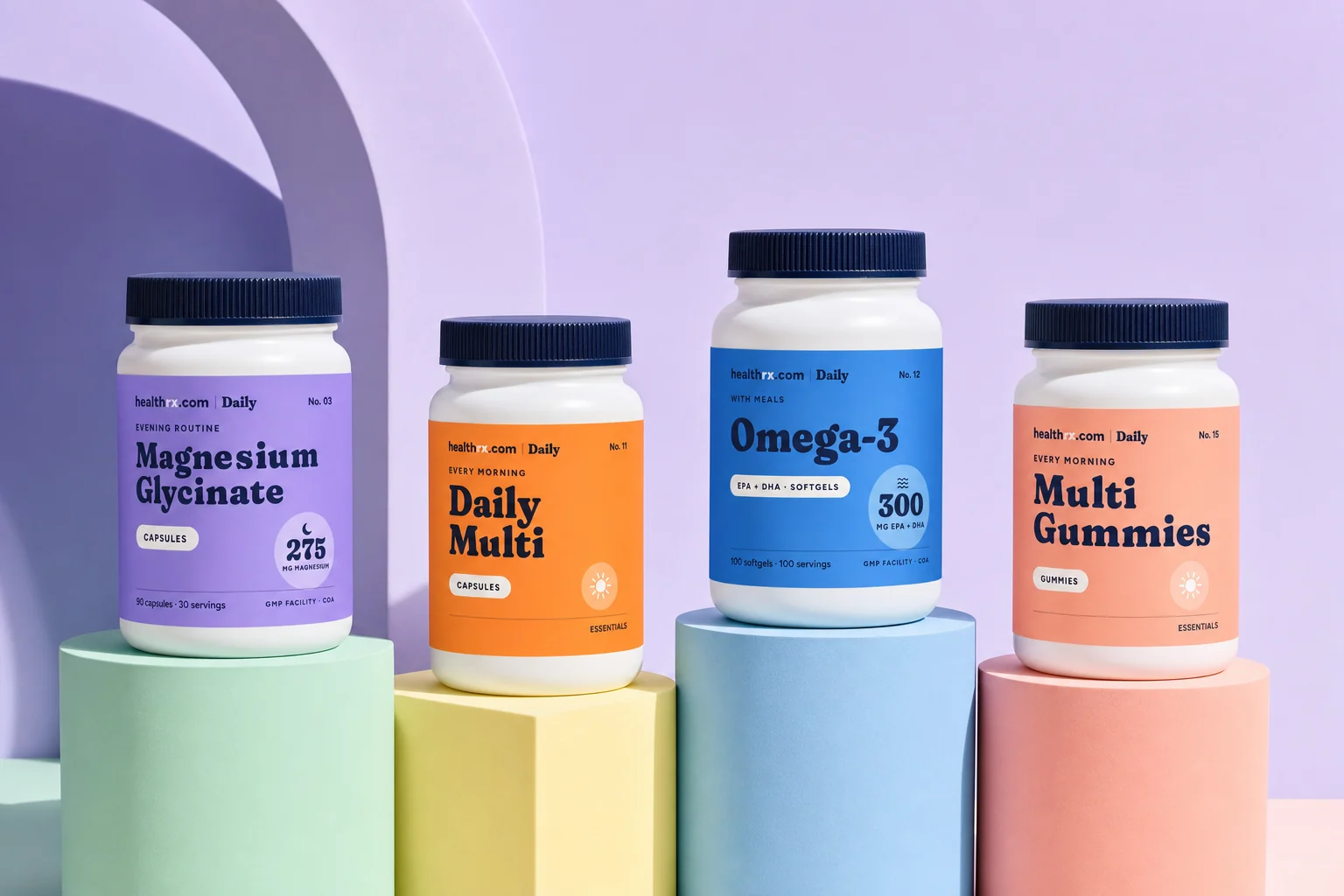 Magnesium Glycinate with the rest of the Daily Essentials collection