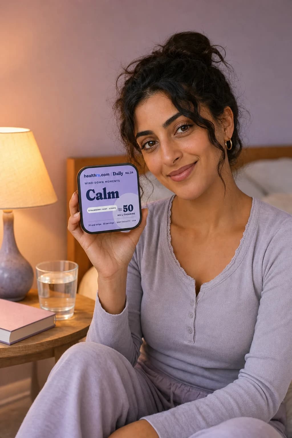 An adult holding Calm Strips