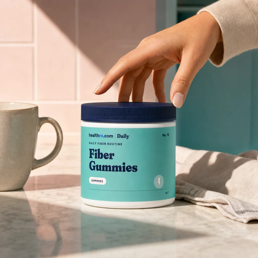Daily Fiber Gummies in an everyday daily fiber routine setting