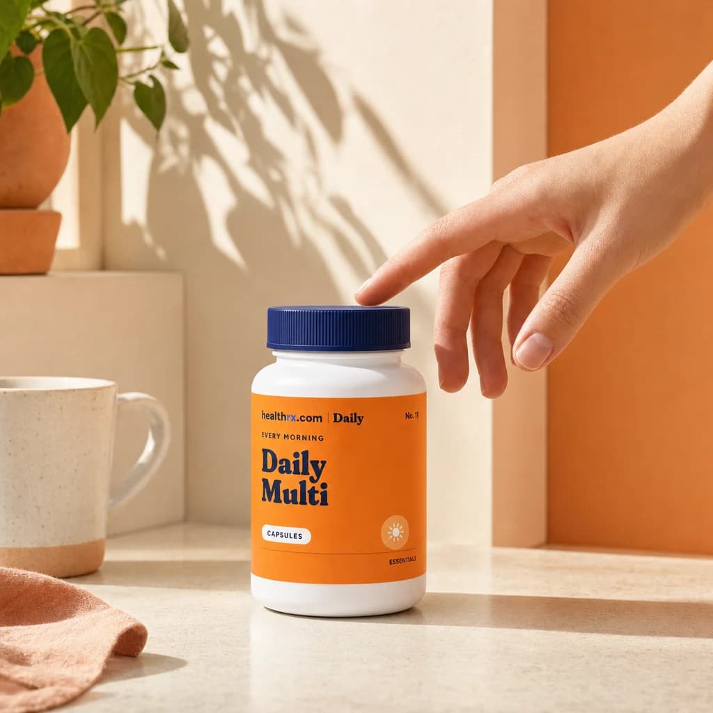 Daily Multivitamin in an everyday every morning setting