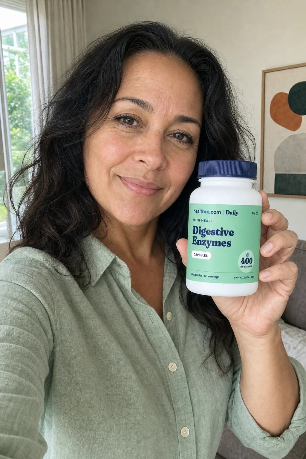 A phone photo of Digestive Enzymes