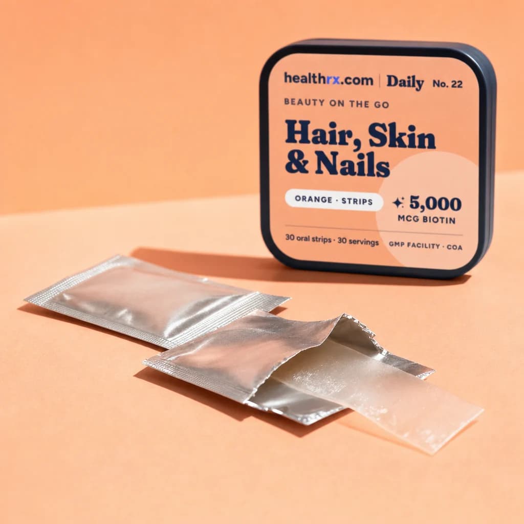 Close-up of Hair, Skin & Nails Strips
