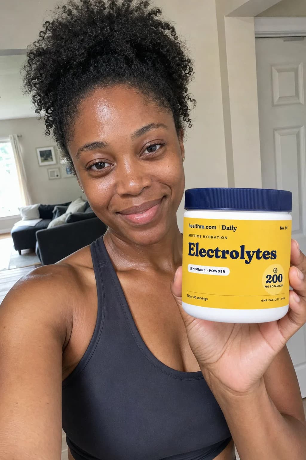 A phone photo of Lemonade Electrolytes