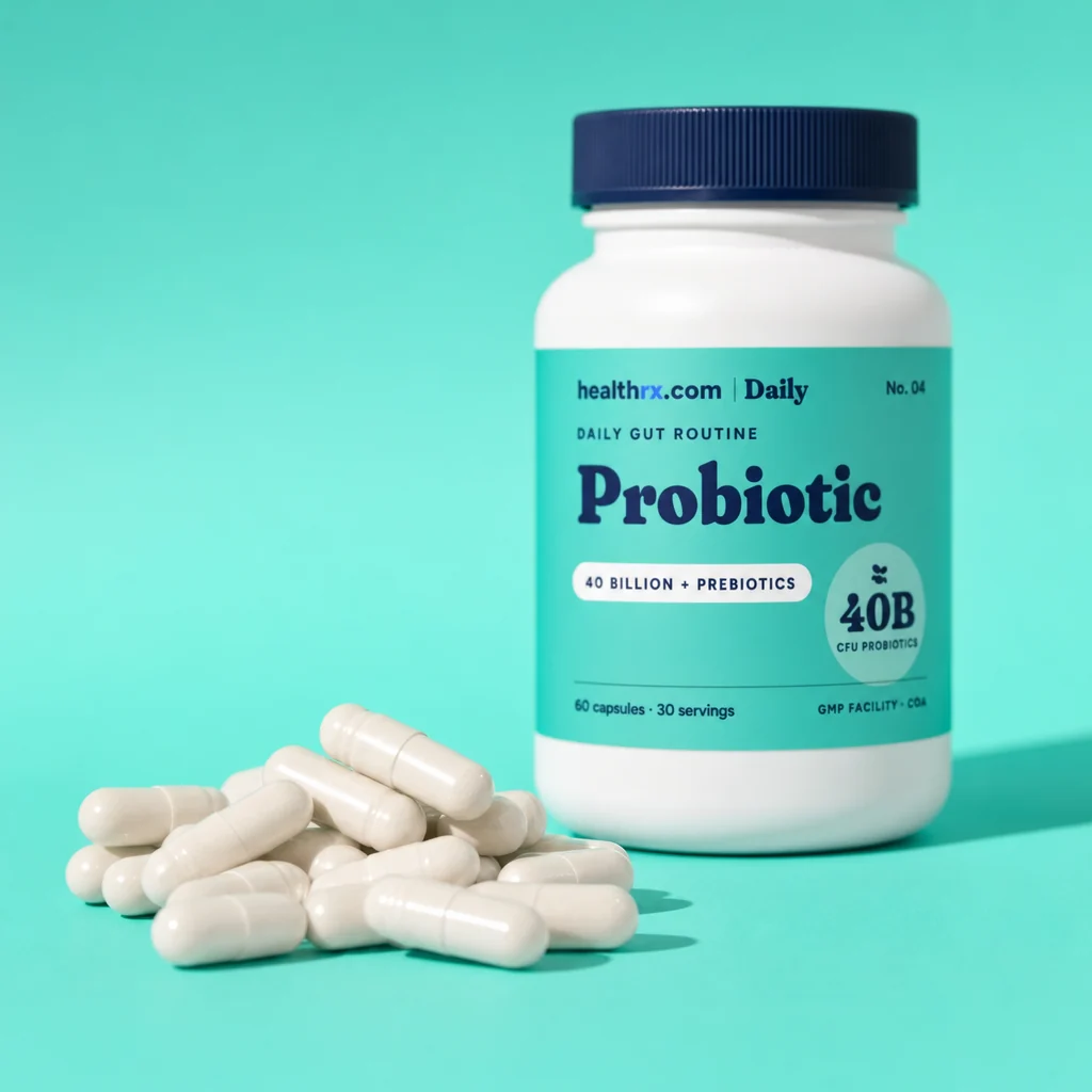 Close-up of Probiotic 40B + Prebiotics