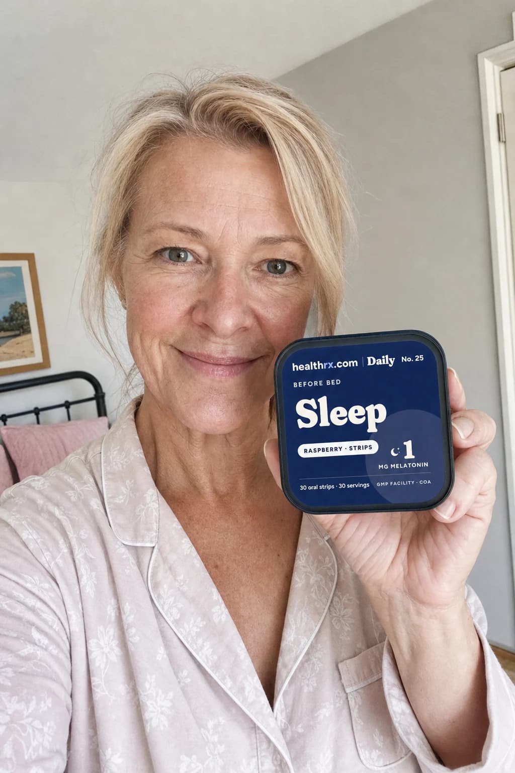 A phone photo of Sleep Strips