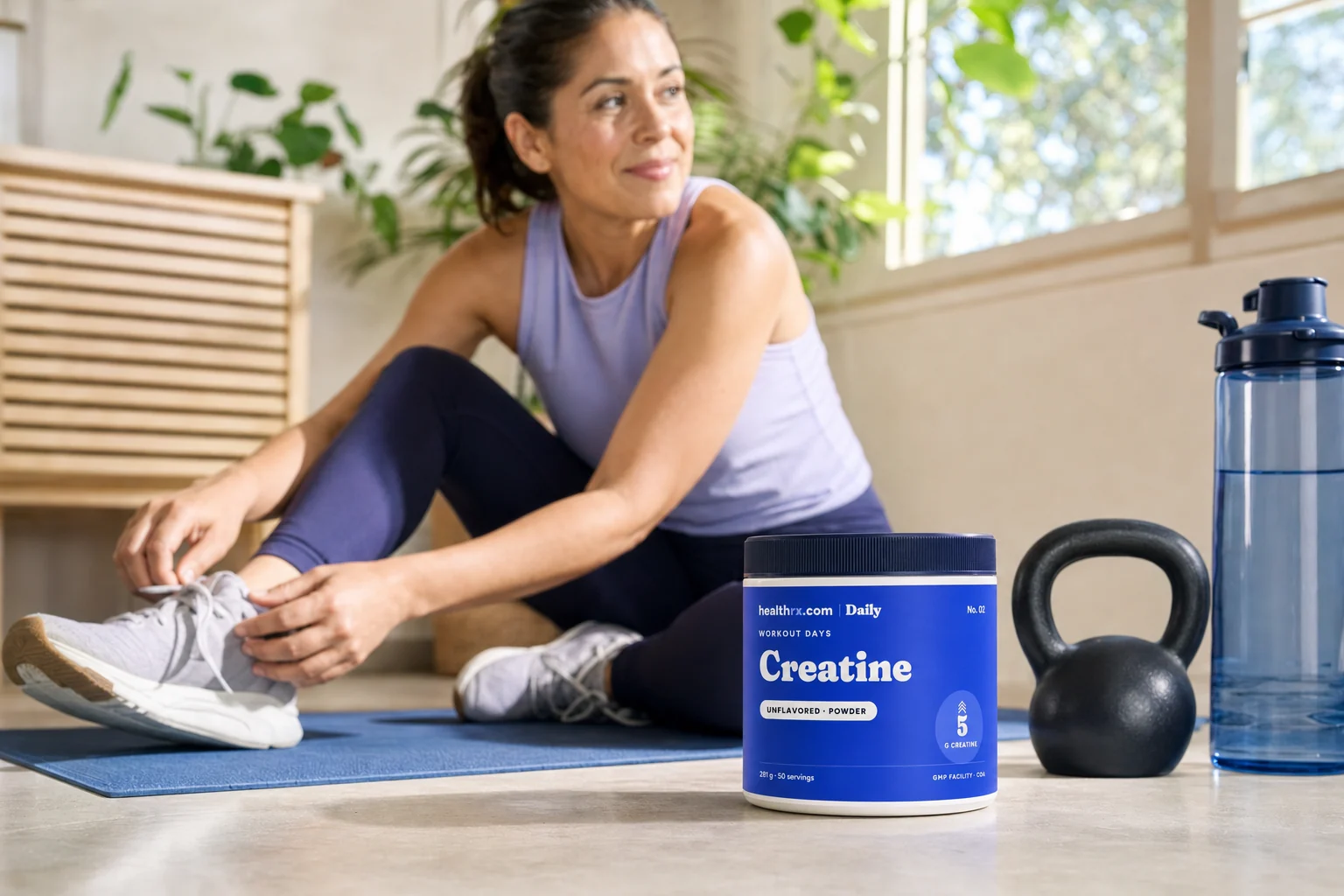Daily Creatine in an everyday workout days setting