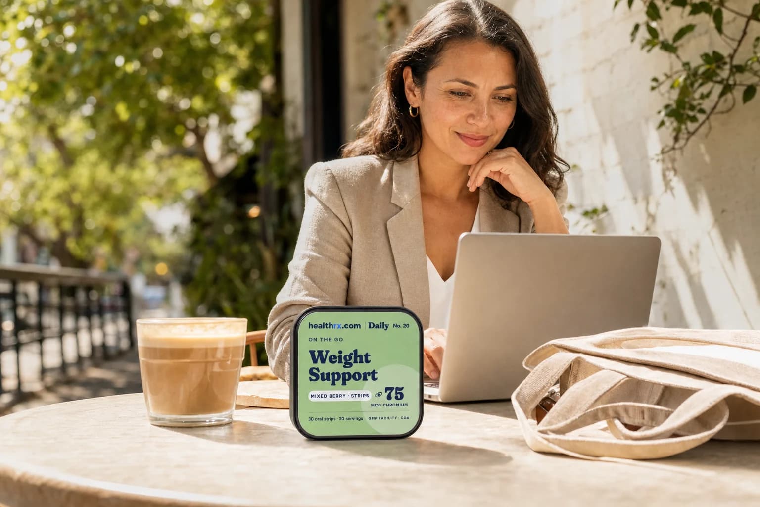 Weight Support Strips in an everyday on the go setting