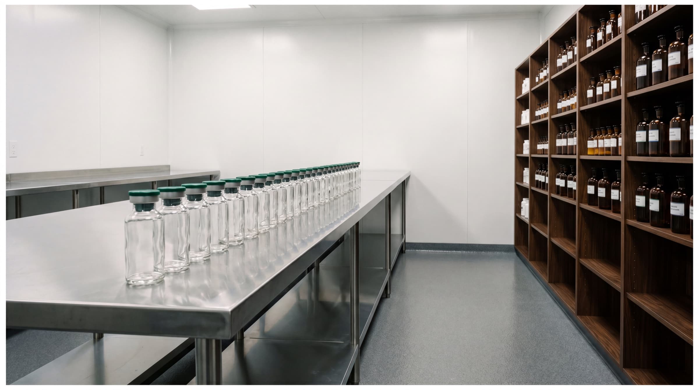 A US-licensed compounding pharmacy cleanroom