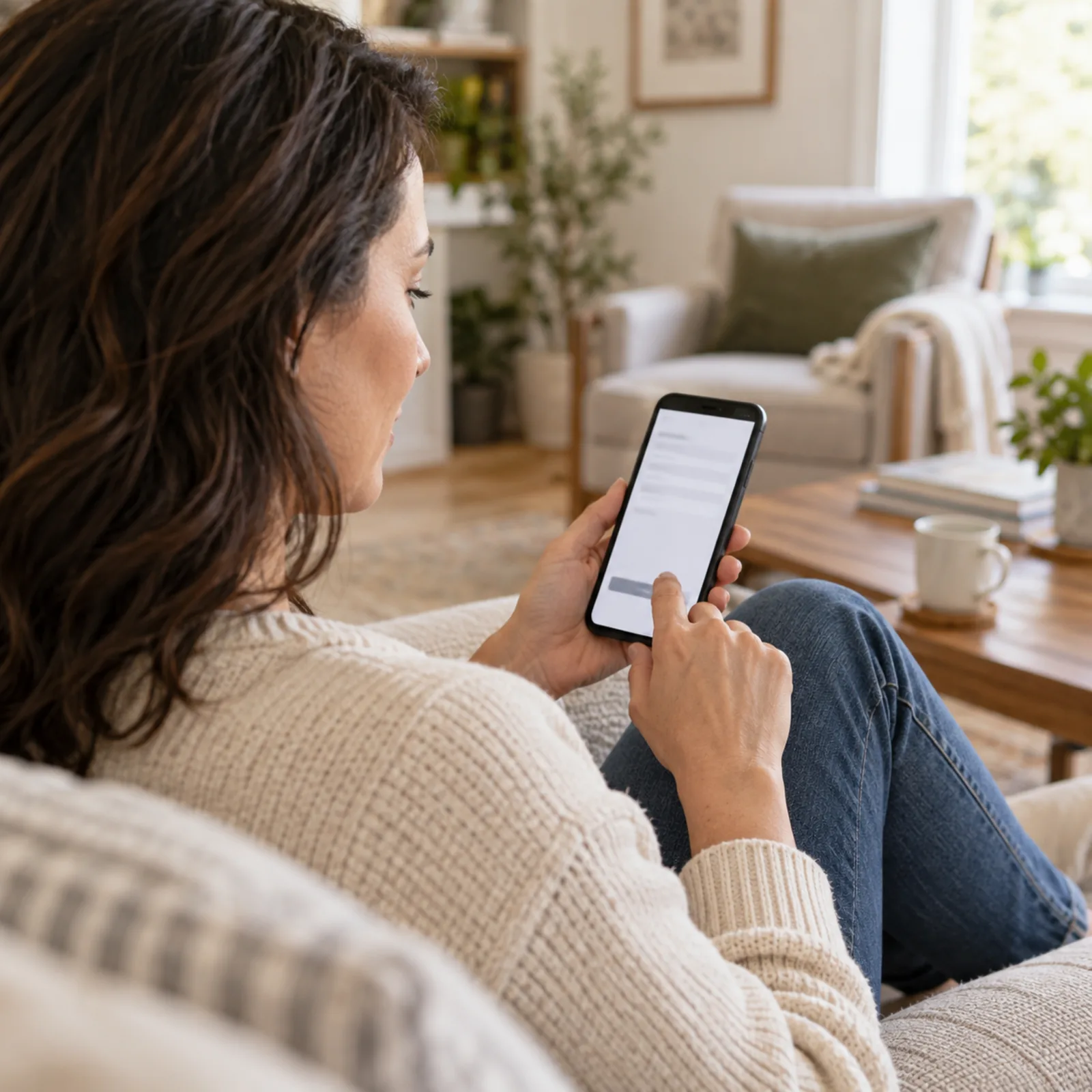 Using a phone to contact a care team