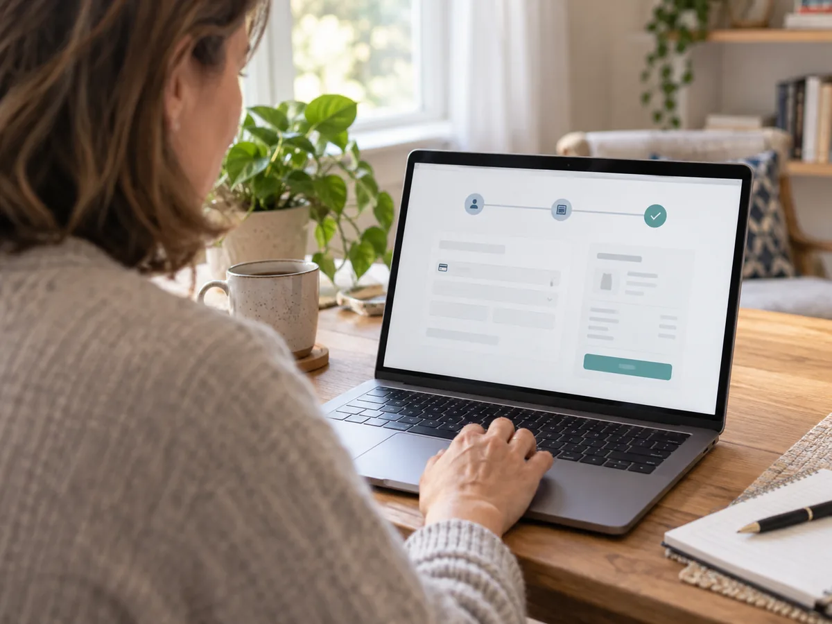 Online visit at home