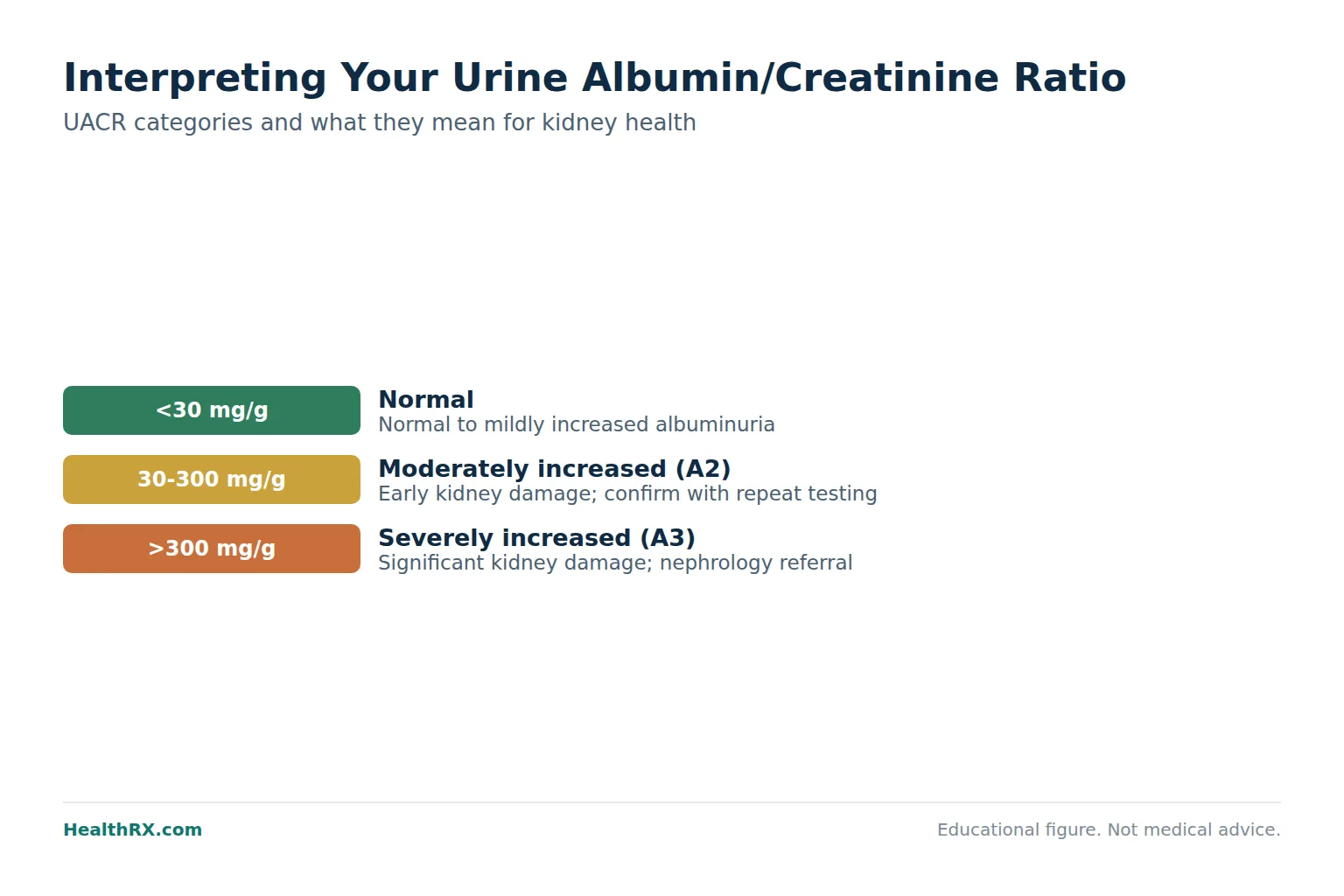 Clinical medical image for labs urine albumin creatinine: Albumin Creatinine Ratio: What Your Number Means