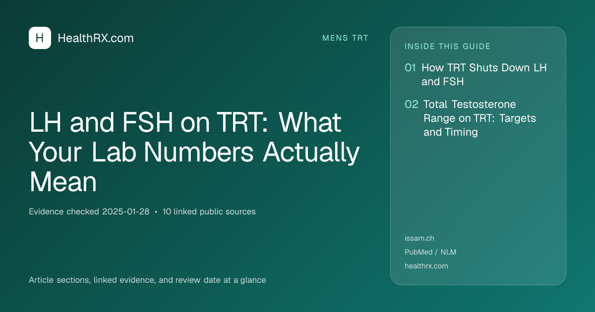 Evidence overview for LH and FSH on TRT: What Your Lab Numbers Actually Mean