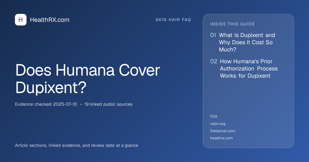 Evidence overview for Does Humana Cover Dupixent?