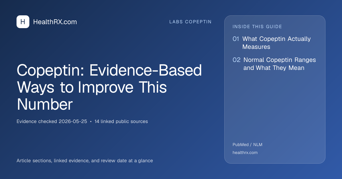 Evidence overview for Copeptin: Evidence-Based Ways to Improve This Number