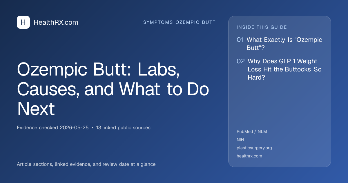 Evidence overview for Ozempic Butt: Labs, Causes, and What to Do Next