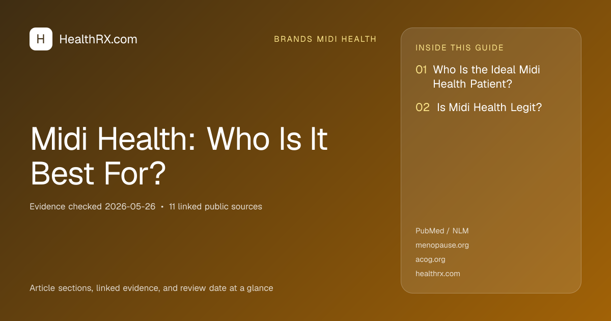 Evidence overview for Midi Health: Who Is It Best For?