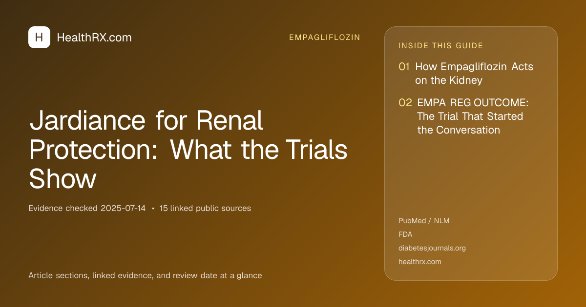Evidence overview for Jardiance for Renal Protection: What the Trials Show