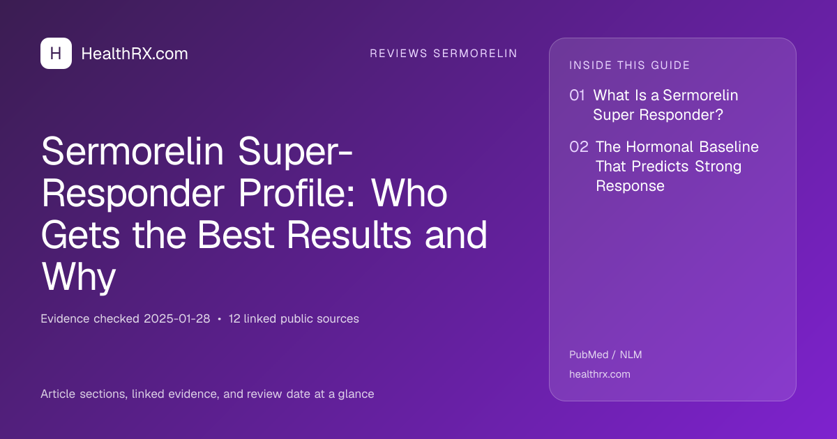 Evidence overview for Sermorelin Super-Responder Profile: Who Gets the Best Results and Why