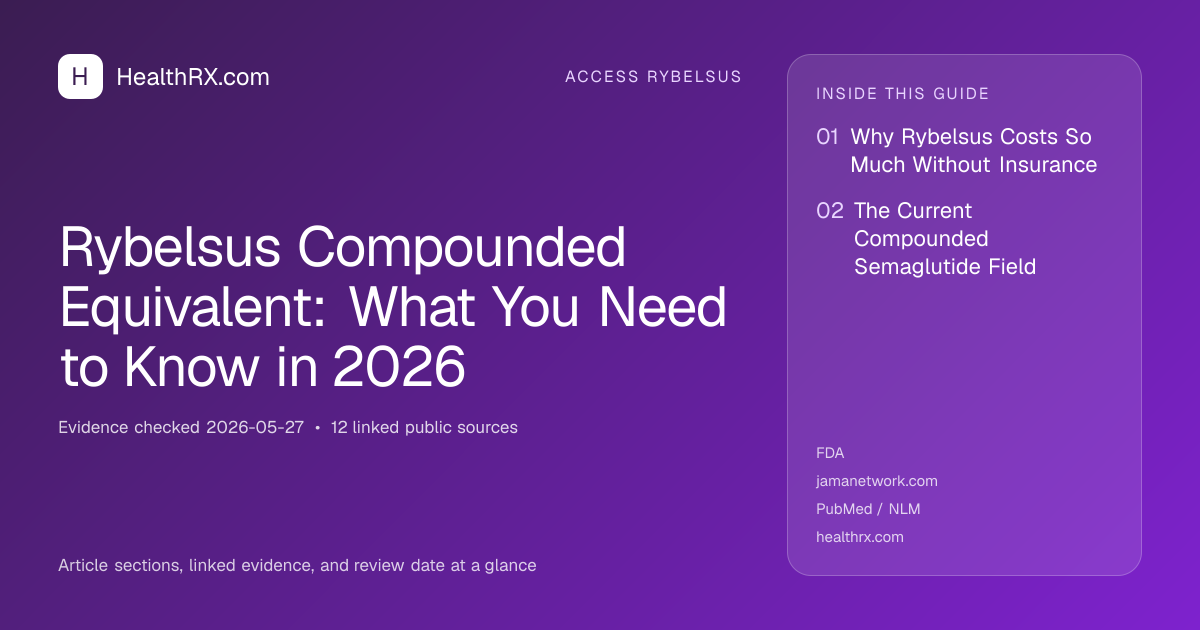 Evidence overview for Rybelsus Compounded Equivalent: What You Need to Know in 2026