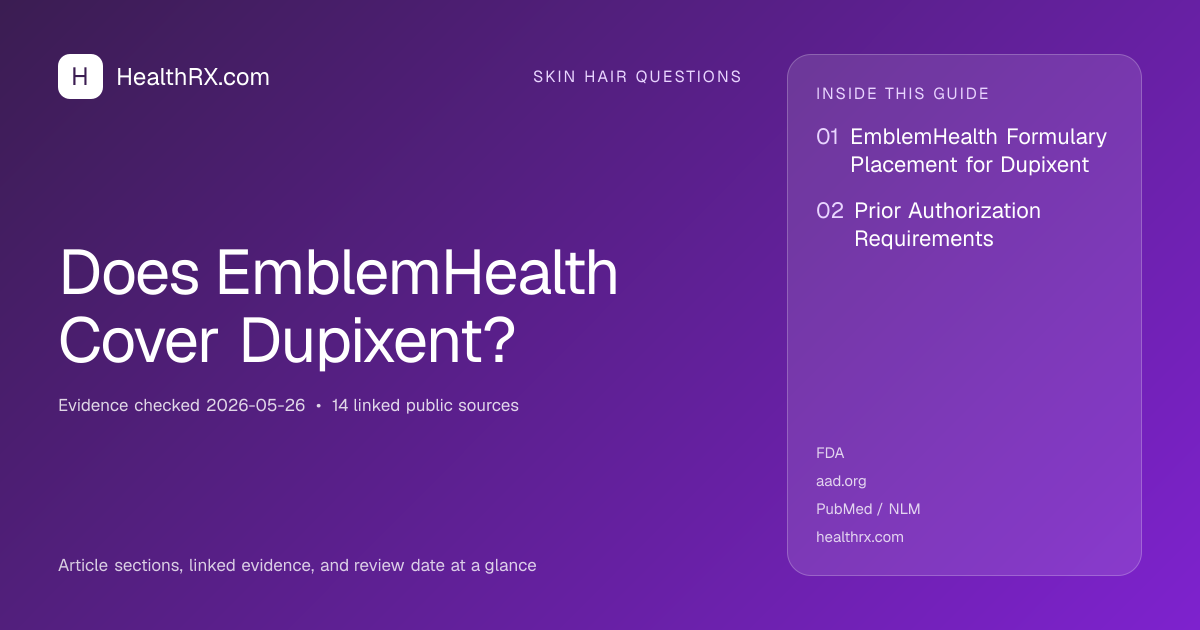 Evidence overview for Does EmblemHealth Cover Dupixent?