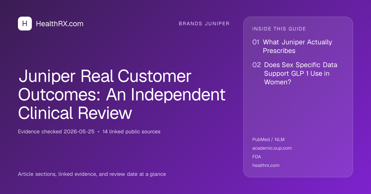 Evidence overview for Juniper Real Customer Outcomes: An Independent Clinical Review