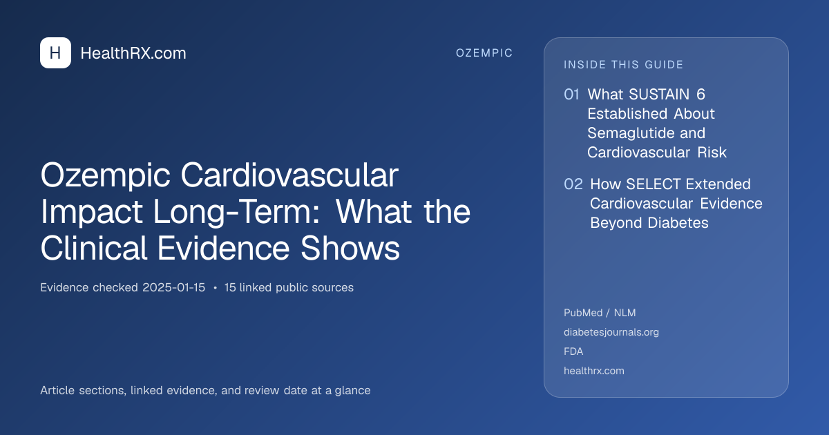 Evidence overview for Ozempic Cardiovascular Impact Long-Term: What the Clinical Evidence Shows