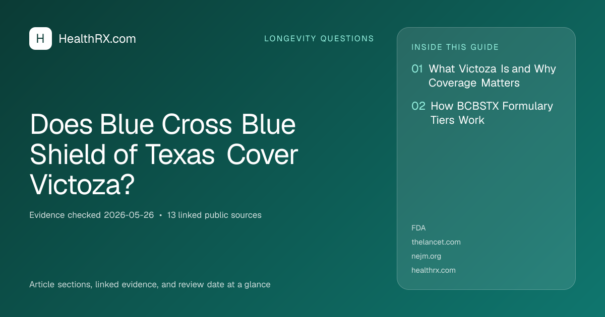Evidence overview for Does Blue Cross Blue Shield of Texas Cover Victoza?