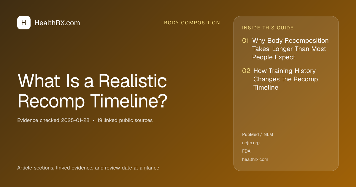 Evidence overview for What Is a Realistic Recomp Timeline?