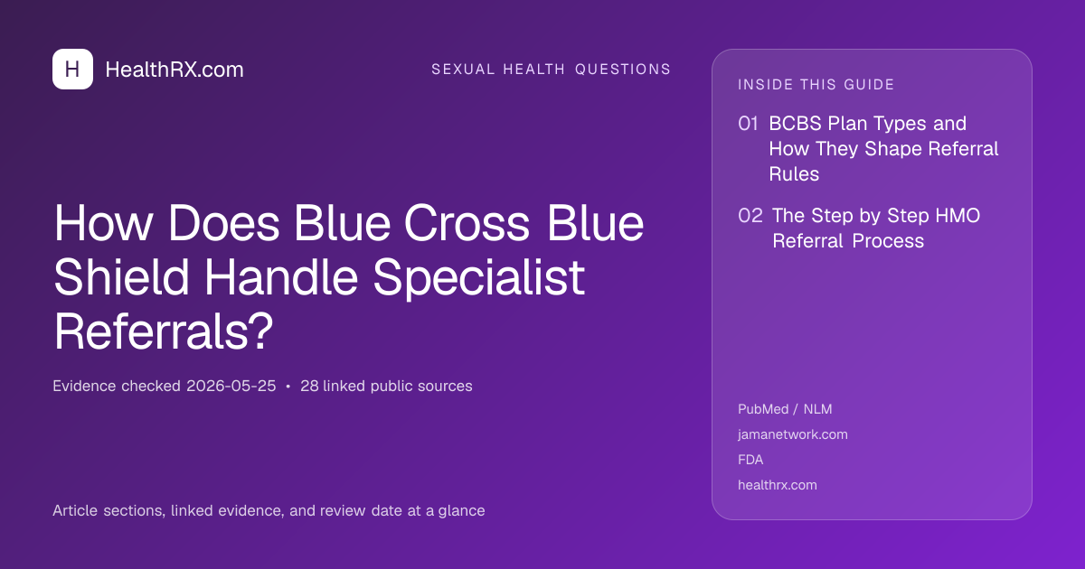 Evidence overview for How Does Blue Cross Blue Shield Handle Specialist Referrals?
