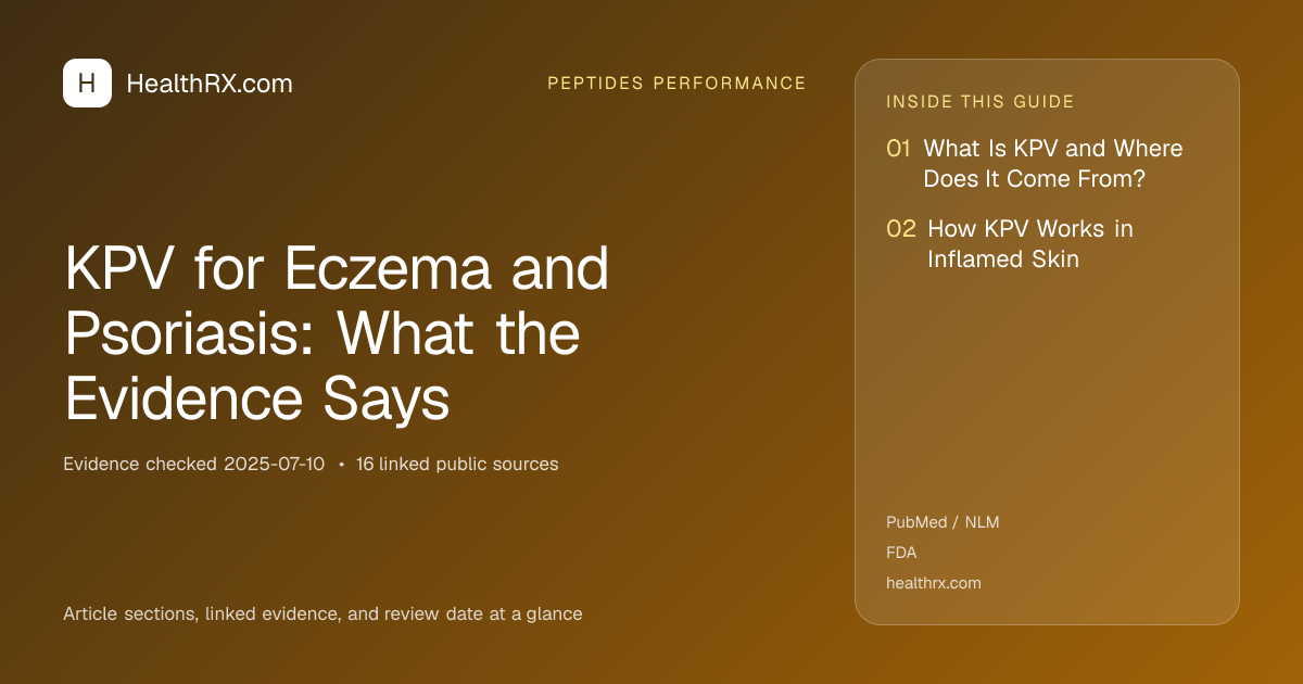 Evidence overview for KPV for Eczema and Psoriasis: What the Evidence Says