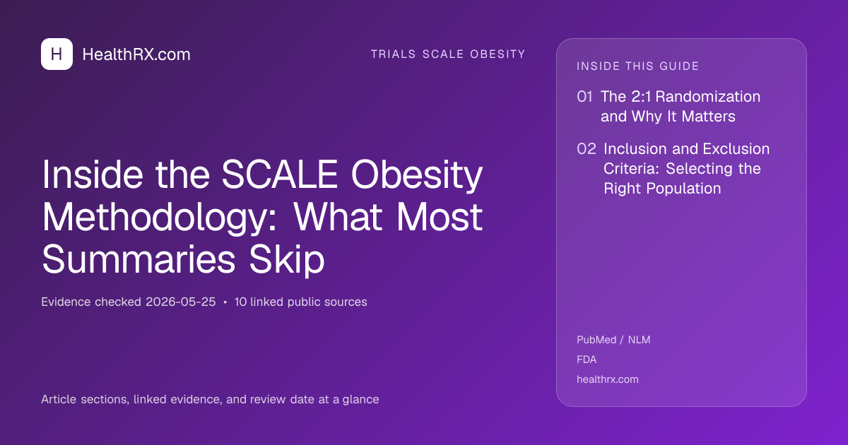 Evidence overview for Inside the SCALE Obesity Methodology: What Most Summaries Skip
