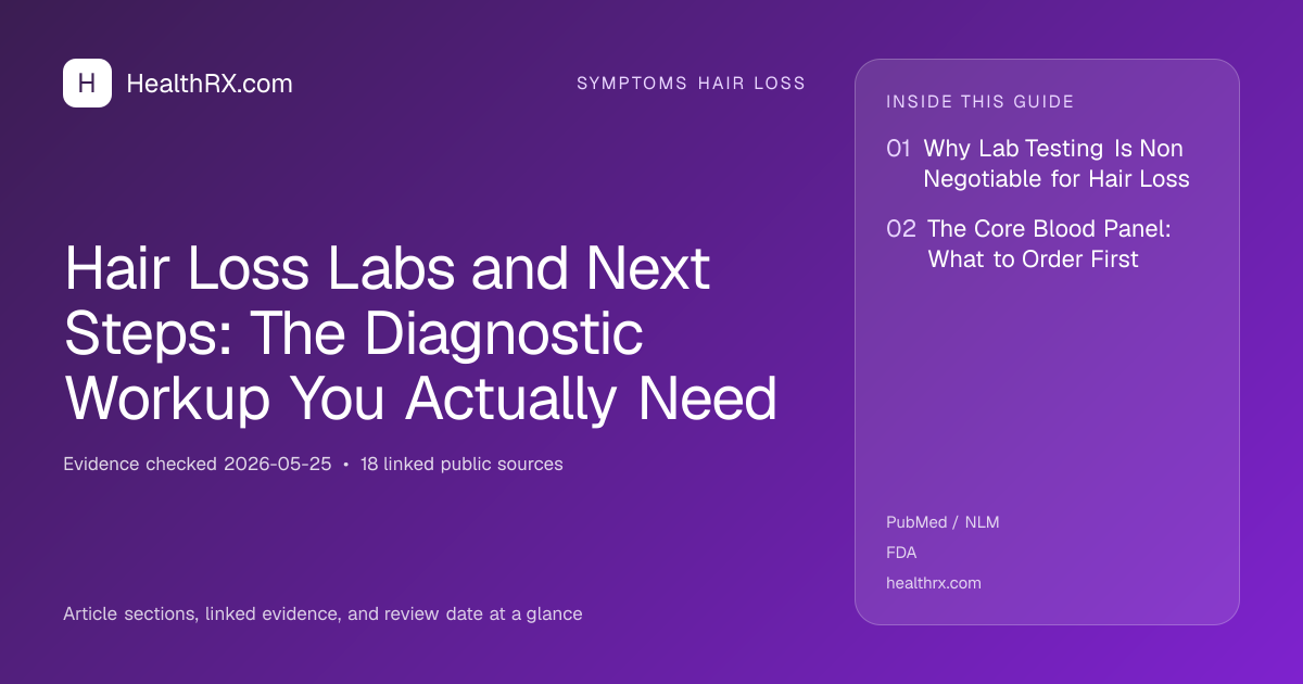 Evidence overview for Hair Loss Labs and Next Steps: The Diagnostic Workup You Actually Need