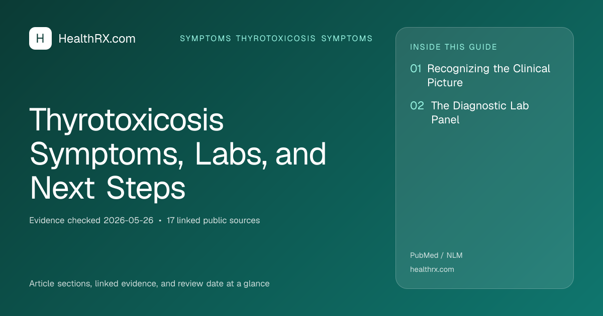 Evidence overview for Thyrotoxicosis Symptoms, Labs, and Next Steps