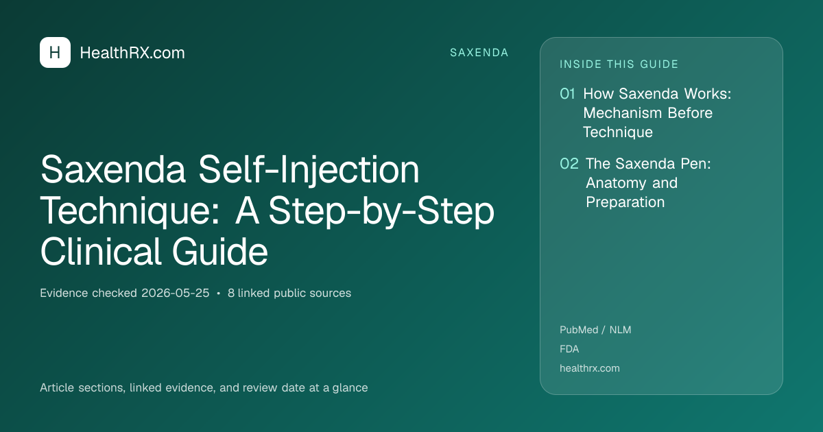 Evidence overview for Saxenda Self-Injection Technique: A Step-by-Step Clinical Guide