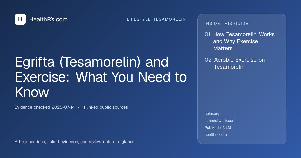 Evidence overview for Egrifta (Tesamorelin) and Exercise: What You Need to Know