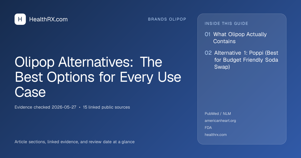 Evidence overview for brands olipop: Olipop Alternatives: The Best Options for Every Use Case