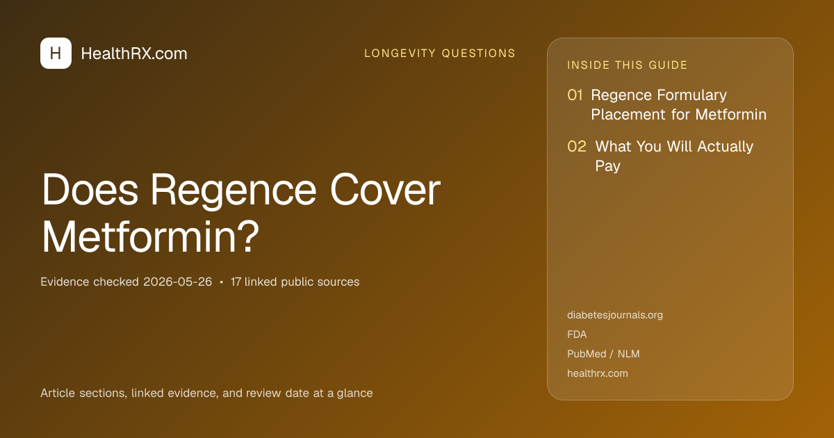 Evidence overview for Does Regence Cover Metformin?