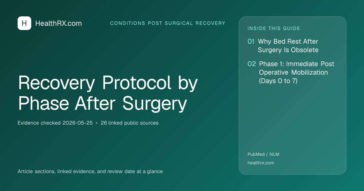 Evidence overview for Recovery Protocol by Phase After Surgery