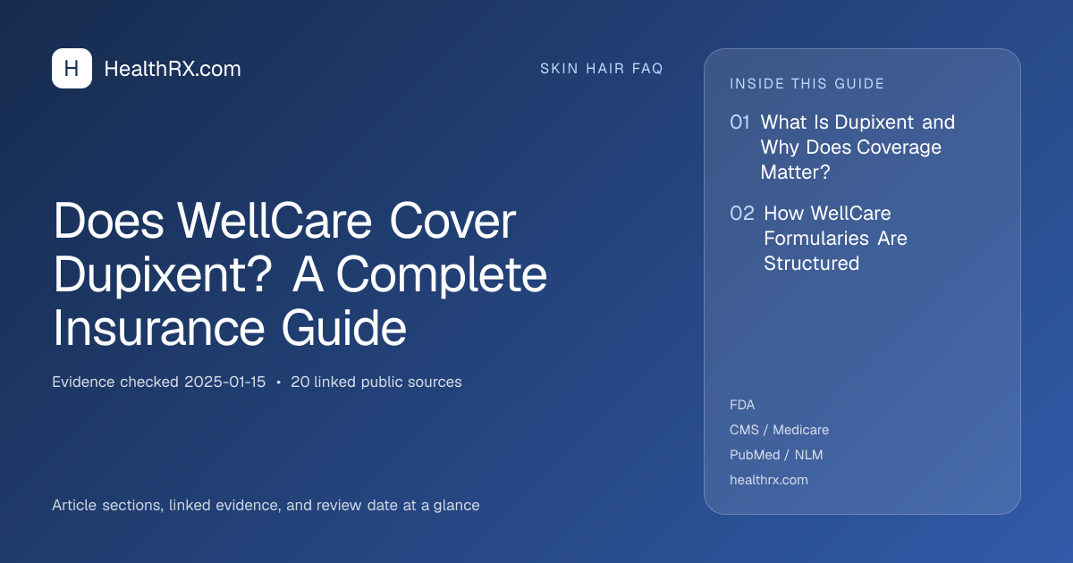 Evidence overview for Does WellCare Cover Dupixent? A Complete Insurance Guide