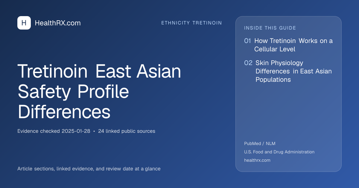 Evidence overview for Tretinoin East Asian Safety Profile Differences