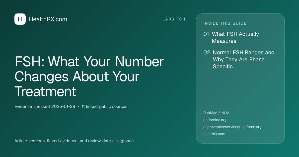 Evidence overview for FSH: What Your Number Changes About Your Treatment