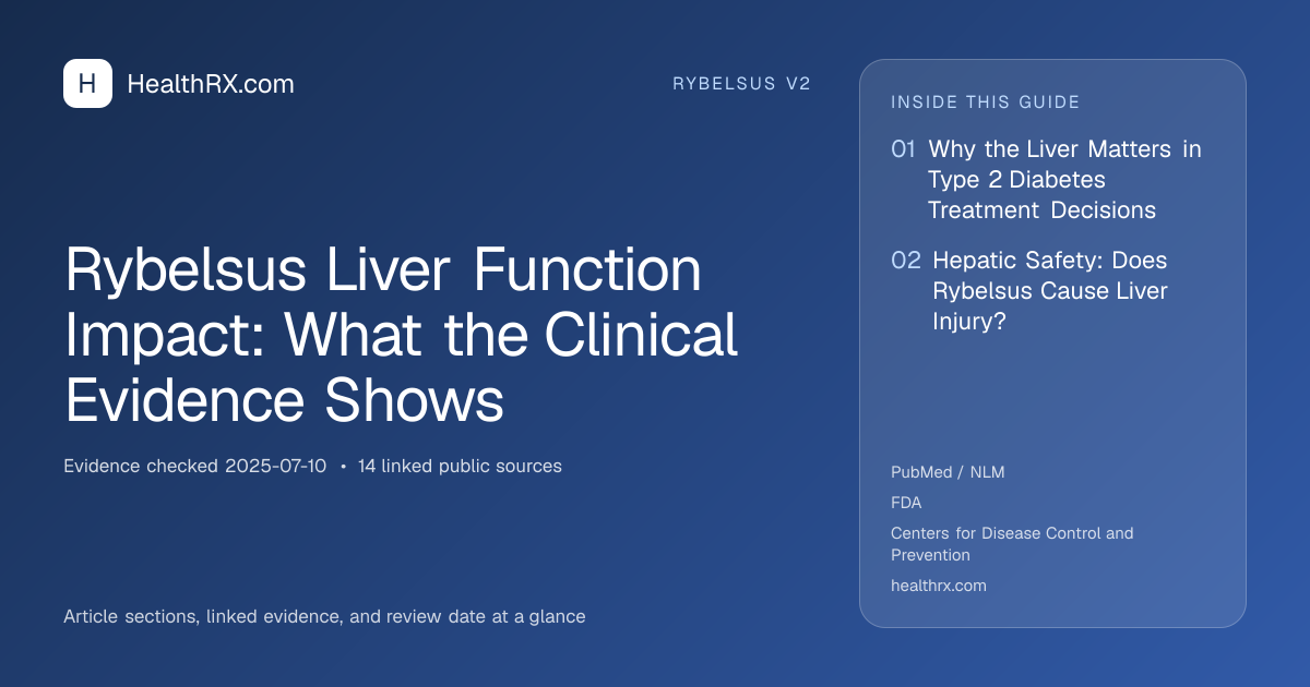 Evidence overview for Rybelsus Liver Function Impact: What the Clinical Evidence Shows