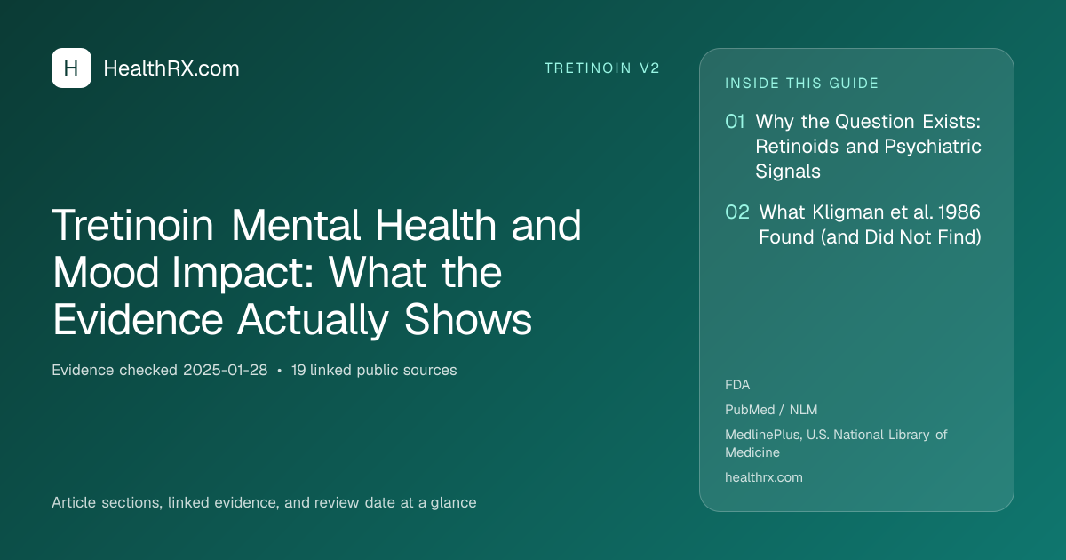 Evidence overview for tretinoin v2: Tretinoin Mental Health and Mood Impact: What the Evidence Actually Shows