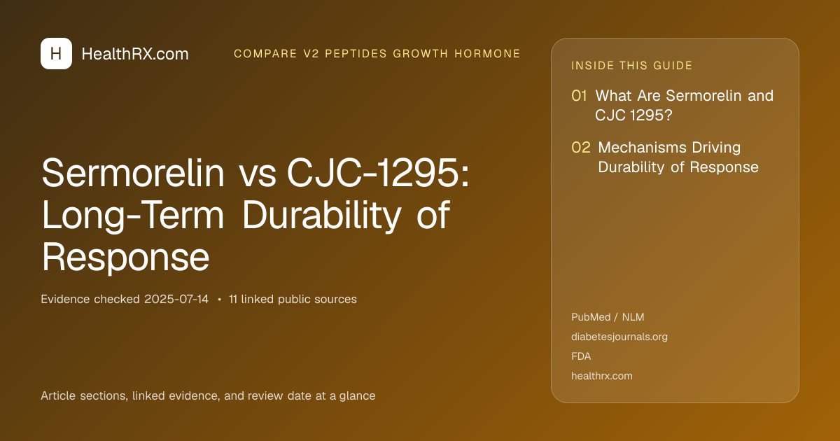 Evidence overview for Sermorelin vs CJC-1295: Long-Term Durability of Response