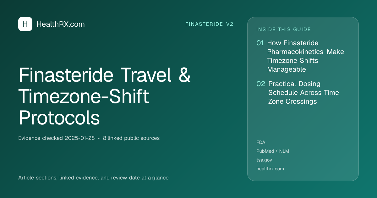 Evidence overview for finasteride v2: Finasteride Travel & Timezone-Shift Protocols