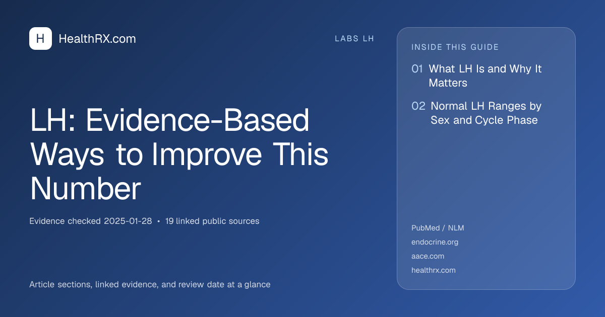 Evidence overview for LH: Evidence-Based Ways to Improve This Number