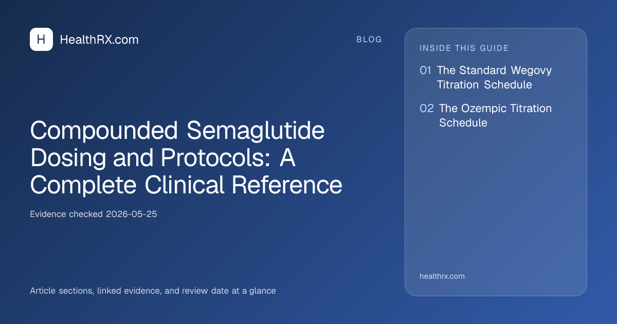 Evidence overview for Compounded Semaglutide Dosing and Protocols: A Complete Clinical Reference